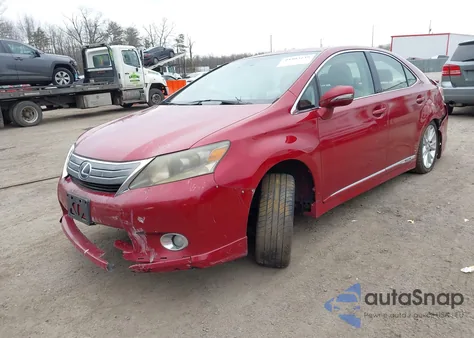 2010 Lexus Hs 250H Premium z USA, uszkodzony, nr VIN JTHBB1BA0A2000888